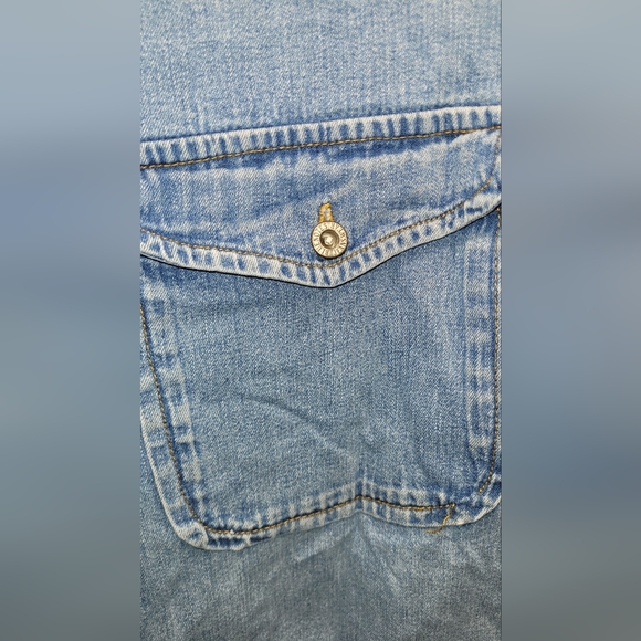 Mens vintage y2k L bluenotes jean jacket casual shirt - Picture 3 of 8